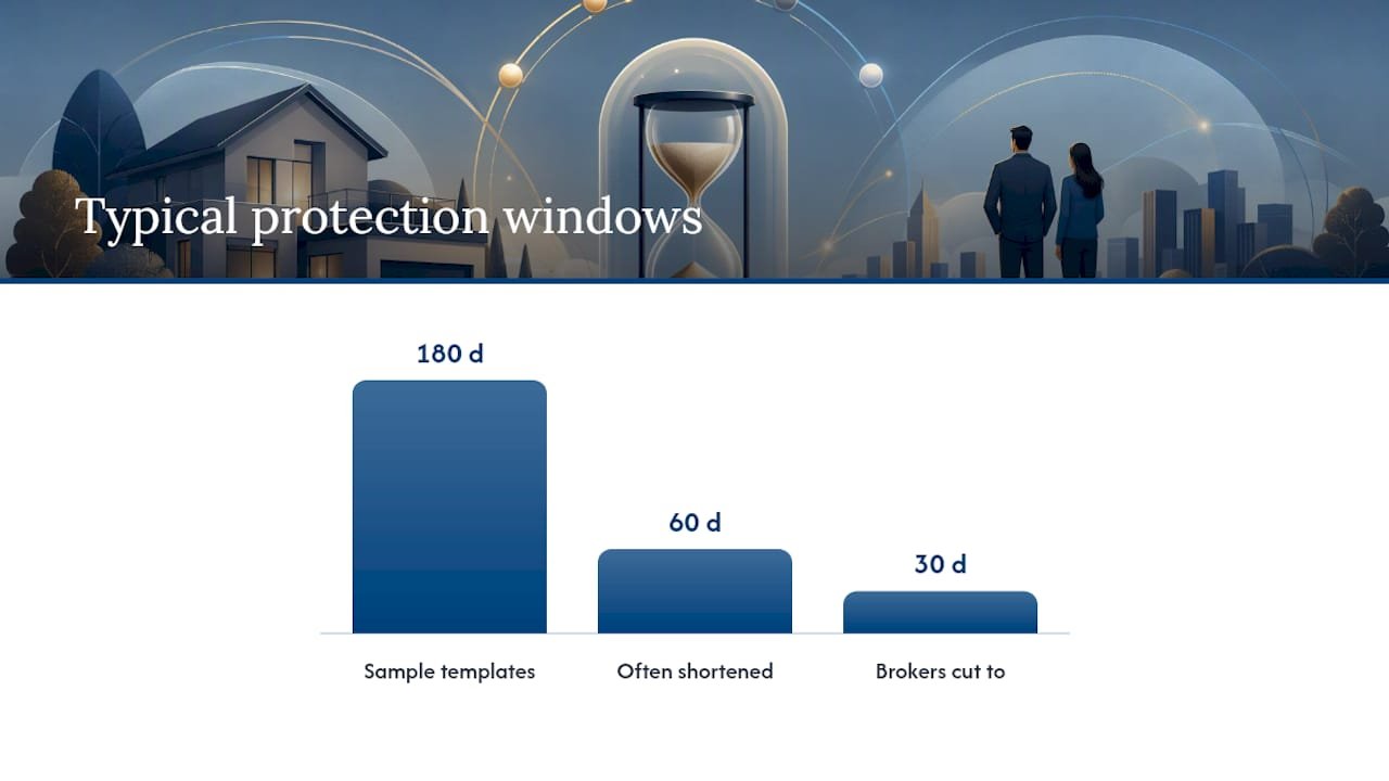 Diagram showing financial obligations after listing cancellation