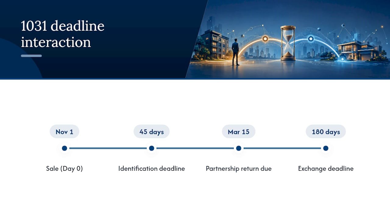 1031 exchange deadline timeline comparison