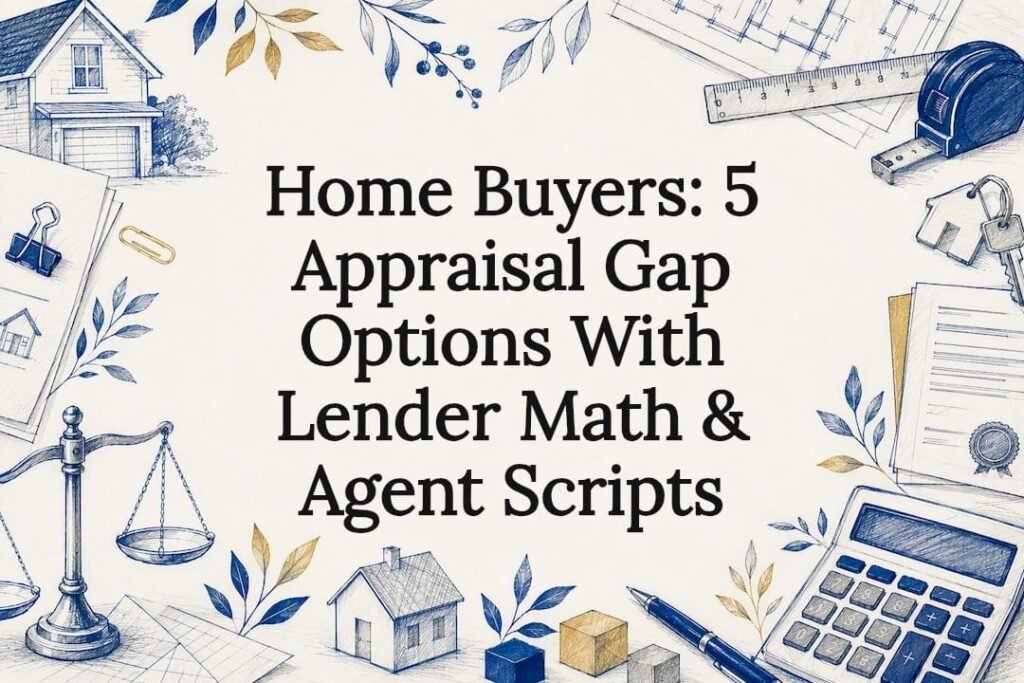 Decorative appraisal gap title card illustration