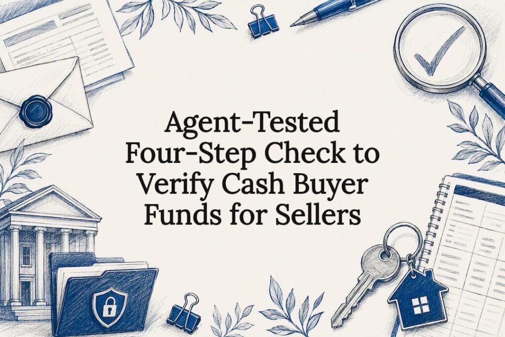 Cash buyer funds verification title card