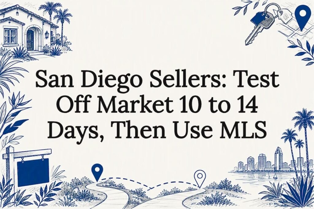 Decorative off-market versus MLS title card