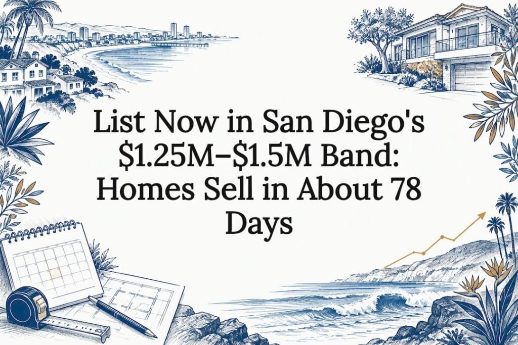 Decorative San Diego housing market title card