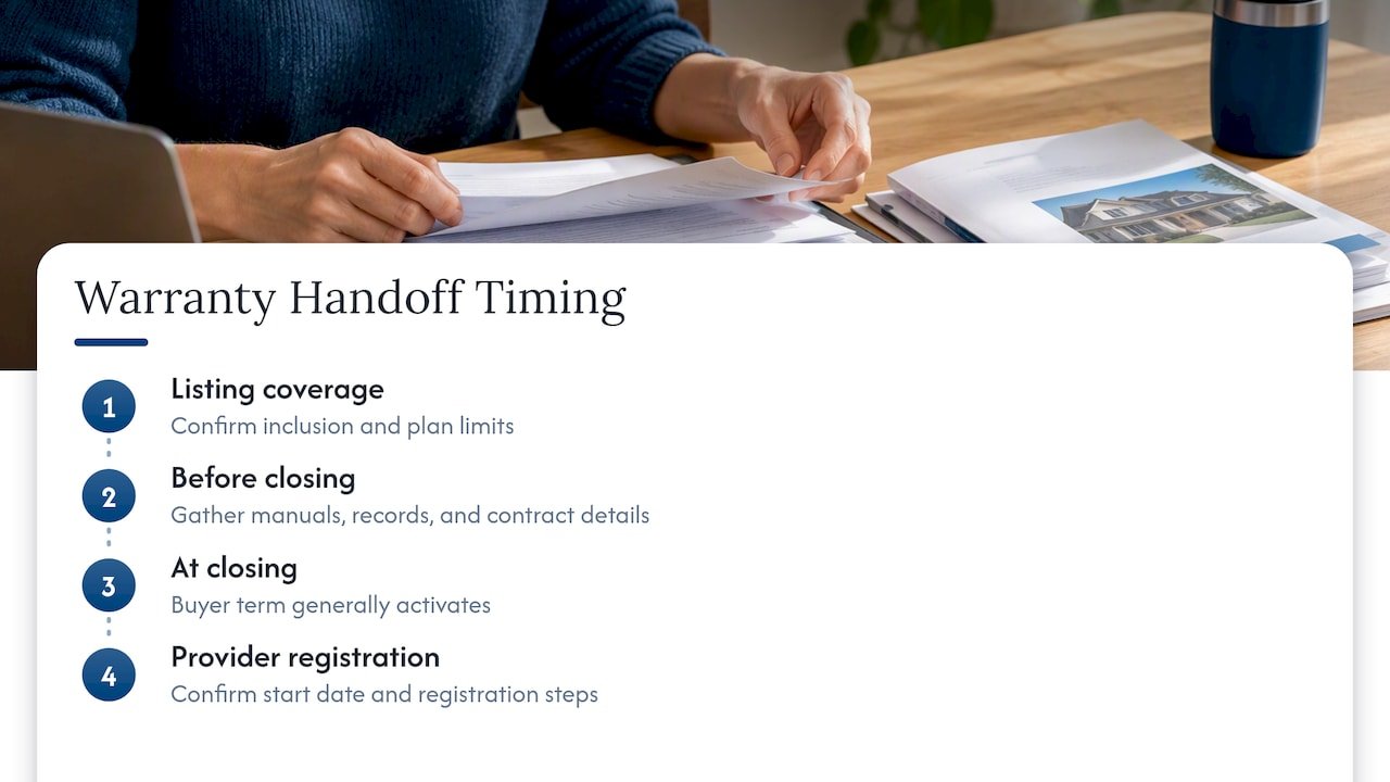 Timeline of seller coverage transferring to buyer