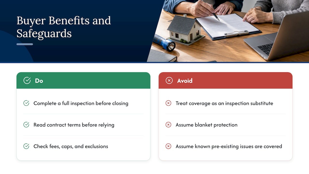 Buyer Benefits and Practical Limitations of a Transferred Warranty — overview diagram